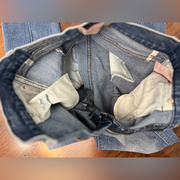 REVICE Star Burnout Jeans Size 26 Stars Flag High Rise Patriotic Stretch LA EUC - Picture 8 of 15
